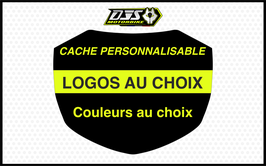 kit 1 cache phare microperforé DJS pour Yamaha MT-07 / MT07 ( 2014-2017) - réf personnalisé