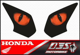 1 cache phare DJS pour HONDA CBF 1000 F 2006-2010- microperforé qui laisse passer la lumière - référence : yeux modèle 1-