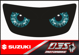 1 cache phare DJS pour SUZUKI GSX-R SRAD 1996-1999 microperforé qui laisse passer la lumière - référence : yeux modèle 17-