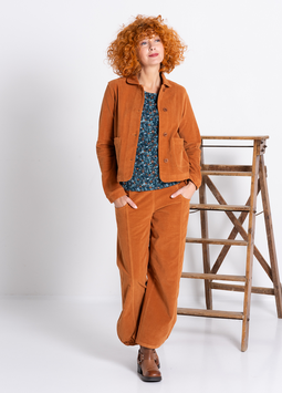 Heidekönigin  Cordjacke pekanuss
