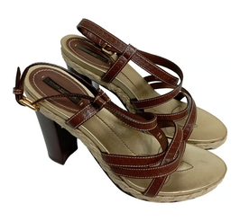 Louis Vuitton - Sandales en cuir 37,5