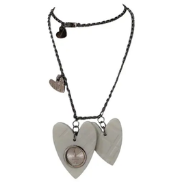 Collier Burberry avec montre pendentif cœur