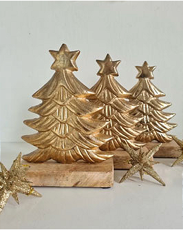 Kerstboom Gold