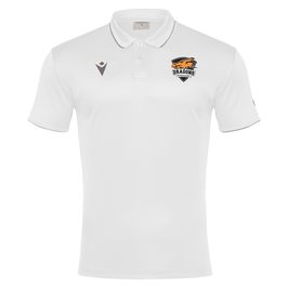 MACRON Draco Hero Polo-Shirt weiß mit kleinem Dragons Logo