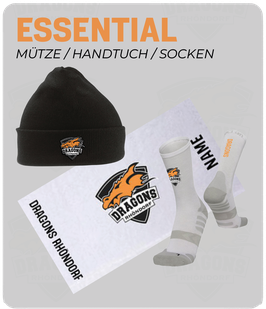Dragons Rhöndorf PAKET 1 - ESSENTIAL (Mütze, Handtuch, Socken)