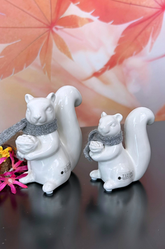 Tiziano Eichhörnchen Robert creme-weiß