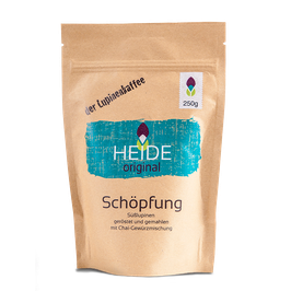 HEIDE original "Schöpfung" - der Lupinenkaffee mit "Chaiküsschen", 250g geröstet und gemahlen