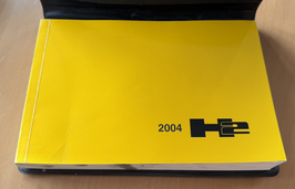Hummer H2 Handbuch 2004 mit Leder Mappe