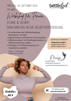Workshop für Frauen - Dein Einstieg in die Selbstverteidigung