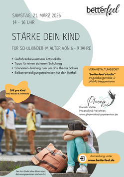Workshop für Schulkinder 6-9 Jahre: Stärke dein Kind ganzheitlich
