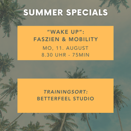 Wake up: Faszien & Mobility 11.8.