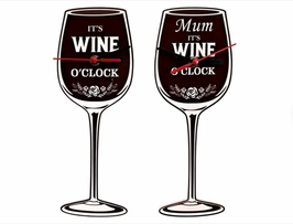 Red Wine Clock (Personalisation Available)