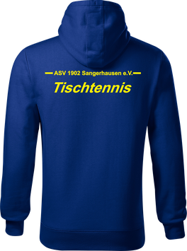 Hoodie Herren, Tischtennis, royal blau