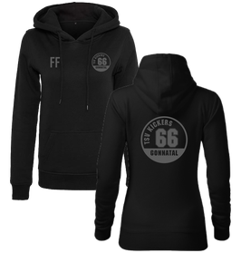 Kickers Ladies Heavy Hoodie unisex, schwarz (186612)