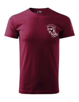 Müntzer-T-Shirt Herren/Kids - garnet red