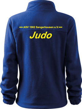 Fleecejacke, Judo, royal blau