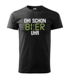 Bier-Shirt "Schon BI:ER Uhr"