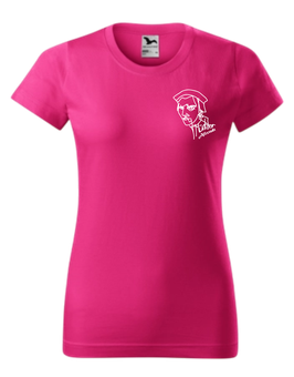 Müntzer-T-Shirt Damen / purpur