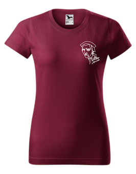 Müntzer-T-Shirt Damen / garnet red