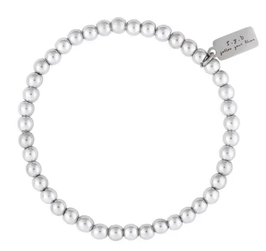 Silver Staple Bracelet