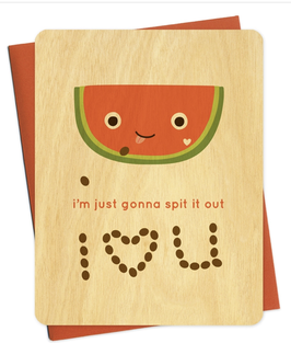 Watermelon Wood Card