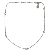 Silver Crystal Choker