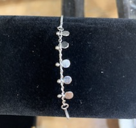 Silver Confetti Slider Bracelet