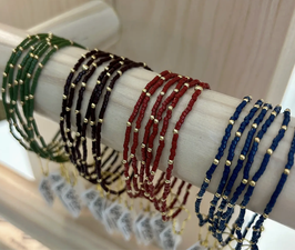 Glass & StoneSeed Bead Bracelets