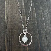 Sterling Silver w/ Pearl Necklace