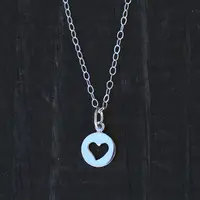 Cut-out Heart Necklace