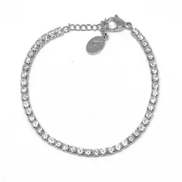 Silver Shimmer Tennis Bracelet