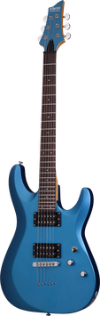 Schecter C-6 Deluxe Satin Metallic Light Blue