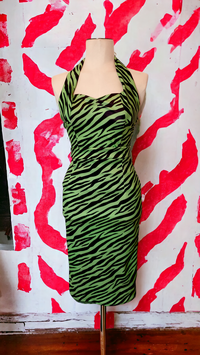 Conjunto zebra top y falda