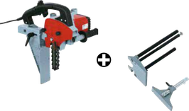 Kettenstemmer Mafell LS 103 Fan-Set mit Führungsgestell