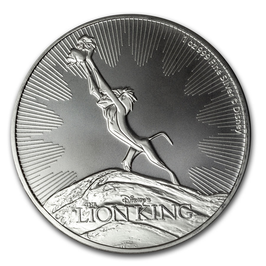 Lion King/König der Löwen,  1 Oz Silbermünze, 2020