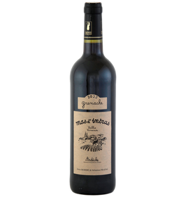 Grenache 2022 " Vin de France" - Sans sulfites ajoutés