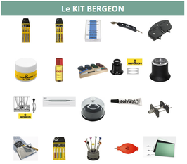 Je débute ma passion avec l'assortiment d'outils "KIT BERGEON"