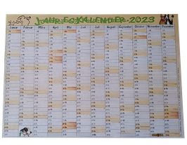 Jahresübersichtskalender 2023