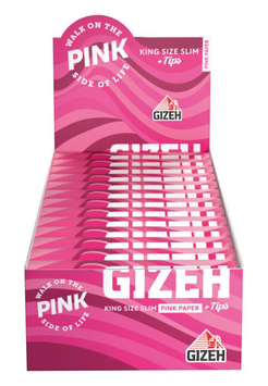 Gizeh "King Size Pink mit Filtertips"