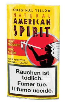 American Spirit Yellow Tabak