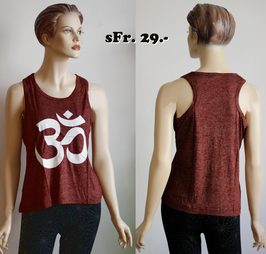 Trägershirt "Om"