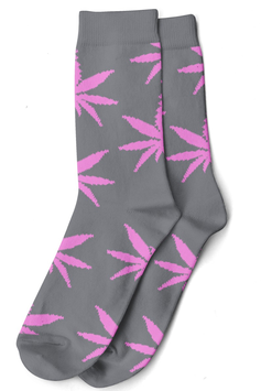 Socken "Pink Leaf"