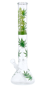 Glasbong "Cannabis"