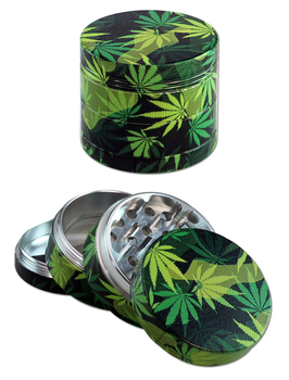 Grinder "Hanfblatt" 4 teilig