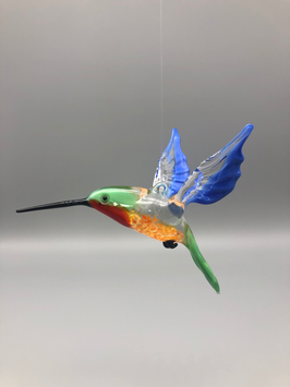 KOLIBRI IN GRÜN/LILA/GRÜN