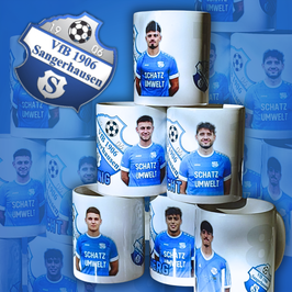 Sammeltasse individuell mit Foto, Nummer und Name