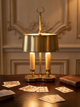Exklusive Bouillotte-Lampe