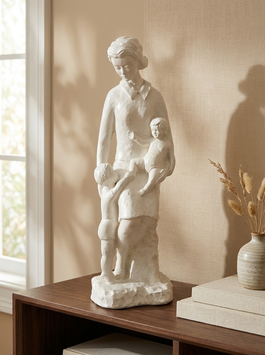 Frauenfigur mit Kinder