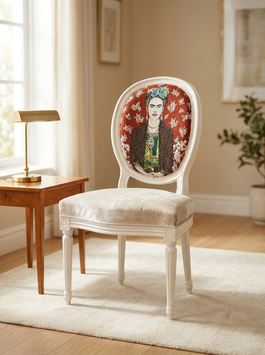Medaillon Stuhl mit Frida Sujet