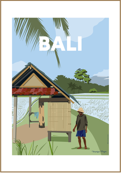 Affiche Bali - Ubud